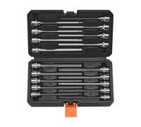 VEVOR 18 PCS Juego de Dados Hexagonales Extralargos con Punta Allen, SAE Métrico