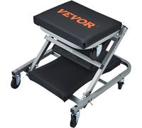 VEVOR 2 en 1 Taburete de Trabajo Camilla Mecánico Convertible en Asiento Taller