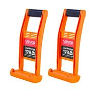 VEVOR 2 PCS Transportador de Paneles de Yeso con Asas para Madera Contrachapada, Herramienta de Plástico ABS con Capacidad de Carga de 79,8 kg para Madera Contrachapada, Tableros de Partículas