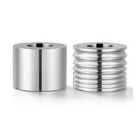 VEVOR 2 Rodillos de Repuesto para Máquina de Laminación de Joyas 7 Tamaños, Recambio para Laminadora para Fabricar Anillos Pulseras de Oro Plata, 1 Plano y 1 Semicircular, 2/2,5/3/3,5/4/5/6 mm, Acero