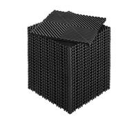 VEVOR 24 PCS Alfombrillas de Drenaje Entrelazada de 310 x 310 x 15,1 mm, Negro