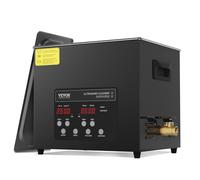 VEVOR 240 W Limpiador Ultrasónico, Máquina de Limpieza Ultrasónica Digital de 10 L con Modo Suave y Desgasificación Mejorada, Calentador y Temporizador para Joyas, Herramientas, Retenedores