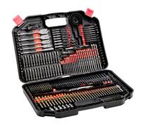 VEVOR 246 PCS Juego de Brocas Juego de Brocas para Taladro y Destornillador con Estuche de Transporte, Juego de Brocas para Destornillador Adecuadas para Taladrar y Atornillar Madera, Metal, Cemento