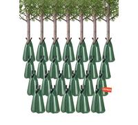 VEVOR 25 PCS Bolsa de Riego de 75,7 L para Árboles Nuevos, Bolsas de Riego por Goteo para Árboles Rellenables de Liberación Lenta de 5 a 9 Horas con Cremallera para Apuntar a las Raíces Profundas