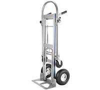 VEVOR 3 en 1 Carretilla de Mano con 2 o 4 Ruedas Carro de Transporte Apilable (350 KG)