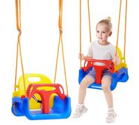 VEVOR 3 en 1 Columpio para Niños con Cuerdas Ajustables y Ganchos a Presión