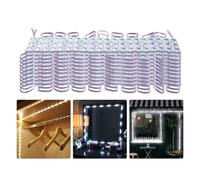 VEVOR 3 Módulos de Luz LED para Vitrina 200 Piezas Iluminación LED 1,5 W Longitud Total 33 m 12 V CC Cinta Adhesiva en Parte Posterior Impermeabilización IP68 para Escaparates, Paneles Publicitarios