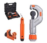 VEVOR 3 Piezas cortador de tubos de cobre de 3/16"-2", mini cortador de tubos de 1/8"-7/8", juego de cortadores de tubos de alta resistencia para cobre, aluminio, acero inoxidable, tubos de plástico