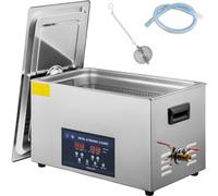 VEVOR 30 L Limpiador Ultrasónico 54,6x34,3x38,1 cm Máquina de Limpieza Ultrasónica Profesional 28/40 kHz y Ahorro Energético Limpiador Ultrasónico de Acero Inoxidable Tiempo de Trabajo 0-99 minutos