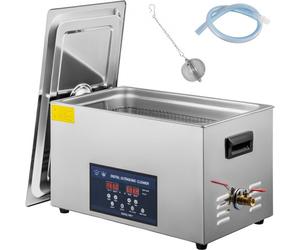 VEVOR 30 L Limpiador Ultrasónico 54,6x34,3x38,1 cm Máquina de Limpieza Ultrasónica Profesional 28/40 kHz y Ahorro Energético Limpiador Ultrasónico de Acero Inoxidable Tiempo de Trabajo 0-99 minutos