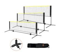 VEVOR 302cm Juego de Red de Bádminton de Tenis Voleibol Portátil al Aire Libre