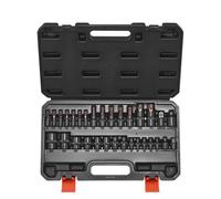VEVOR 31 PCS Juego de Vasos Torx y Vasos Torx Externos, T8-T70 y E4-E24, Acero de Aleación S2 y Acero Cr-V, Impulsores de 1/4", 3/8" y 1/2", con Adaptador y Estuche de Almacenamiento Mejorado