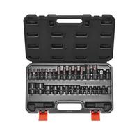 VEVOR 31 PCS Juego de Vasos Torx y Vasos Torx Externos, T8-T70 y E4-E24, Acero de Aleación S2 y Acero Cr-V, Impulsores de 1/4", 3/8" y 1/2", con Adaptador y Estuche de Almacenamiento Mejorado
