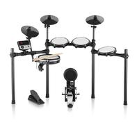 VEVOR 32 PCS Kit de Batería Electrónica 480 Sonidos Batería Eléctrica Silenciosa de 25,4 cm con Caja de Malla Compatible con USB MIDI, 3 Platillos de 25,4 cm, Baquetas y Pedales para Principiantes