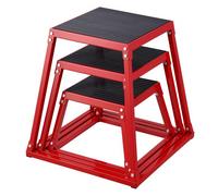 VEVOR 3PCs Caja Pliométrica Salto de Plataforma Pliométrica 305/458/609 mm