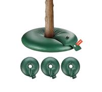 VEVOR 4 PCS Anillo de Riego para Árboles de Gran Capacidad de 75,7 L y Liberación Lenta de 6 a 9 Horas, Bolsas de Riego de PVC para Plantación Rellenables, para Goteo de Raíces de Árboles y Arbustos