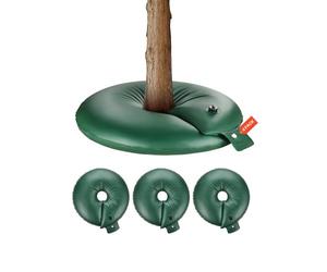 VEVOR 4 PCS Anillo de Riego para Árboles de Gran Capacidad de 75,7 L y Liberación Lenta de 6 a 9 Horas, Bolsas de Riego de PVC para Plantación Rellenables, para Goteo de Raíces de Árboles y Arbustos