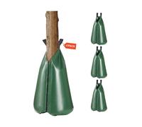 VEVOR 4 PCS Bolsa de Riego de 75,7 L para Árboles Nuevos, Bolsas de Riego por Goteo para Árboles Rellenables de Liberación Lenta de 5 a 9 Horas con Cremallera para Apuntar a las Raíces Profundas