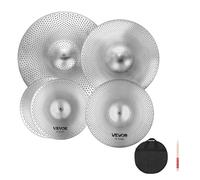 VEVOR 4 Piezas Paquete de Platillos de Bajo Volumen de 350/400/455/505 mm (14/16/18/20 Inches)
