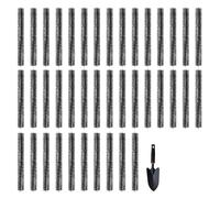 VEVOR 40 Cepillos Protectores de Canalones con Cerdas, Protector de Hojas para Canalones, Cepillo de Canalones de Alambre de Acero Galvanizado, sin Herramientas para Mantener Fuera los Desechos, Negro
