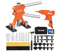 VEVOR 46 PCS Kit de Reparación de Abolladuras sin Pintura con Desabollador de Oro Pistola de Pegamento Caliente Barras de Pegamento Kit de Desabollador de Coche para Eliminación de Abolladuras de Auto