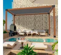 VEVOR 4PCS Kit de Soporte de Pérgola 6"x6" (15x15 cm) Soporte para Postes de Maderas 4 Soportes de Esquina de 3 Vías Postes de Madera Hardware de Bricolaje para Cenadores, Pérgolas de Patio, Cabañas