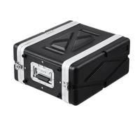 VEVOR 4U Gabinete para Servidor, Profundidad de 361,95 mm, Gabinete para Rack de Servidor con Manija de Construcción ABS, Paneles Frontal y Posterior Desmontables para Amplificadores, Mezcladores
