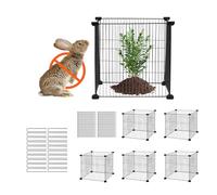VEVOR - Protector de plantas de animales (paquete de 5), 15,35 x 15,35 pulgadas, malla metálica para plantas de exterior, flores y verduras, mantiene alejadas a las ardillas, conejos, gallinas, 20 uni