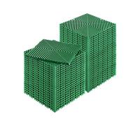 VEVOR 50 PCS Alfombrillas de Drenaje Entrelazada de 310 x 310 x 15,1 mm, Verde
