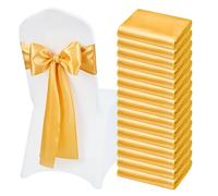 VEVOR 50 piezas negras Fundas para Sillas Plegables de Spandex Elástico, Funda para Silla Ajustable Universal, Fundas Protectoras Lavables Extraíbles, para Bodas, Vacaciones, Banquetes