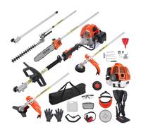 VEVOR 6 en 1 Cortasetos de Gas 43 CC Herramientas de Corte de Arbustos 1,15 L