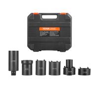 VEVOR 6 PCS Kit de Herramientas para Tuercas de Eje de 12,7 mm con Estuche de Almacenamiento, Removedor de Retenedores de Tuercas de Eje para Tuercas de Eje para Vehículos Toyota, Ford, 4WD y GM