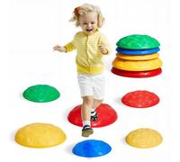 VEVOR 6 PCS Piedras para Escalones de Equilibrio de Tortuga Biónica para Niños Piedras para Saltar para Niños Juego de Coordinación de Carrera de Obstáculos para Niños Pequeños de 3 Años en Adelante