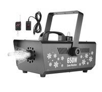 VEVOR 650 W Máquina de Hacer Nieve Colgante o Portátil de 450 x 27 x 300 mm, Máquina para Hacer Copos de Nieve para Interiores con Control Remoto y Tanque de 1 L para Fiestas Navideñas, Bodas