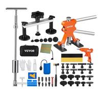 VEVOR 69 PCS Kit de Reparación de Abolladuras sin Pintura para Carrocerías de Automóviles, Elevador de Oro, Extractor de Puentes, Herramienta de Martillo Deslizante Kit para Carrocerías de Automóviles