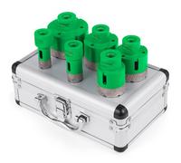 VEVOR 6PCS Diamante Corona Perforación 20/25/42/50/55/68mm Corona de Perforación M14 Brocas de Diamante para Perforación Diamond Hole Saw Set