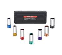 VEVOR 7 PCS Kit de Dados de Impacto de Tuercas de Rueda con Impulsión de 12,7 mm