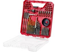 VEVOR 70 PCS Juego de Brocas Juego de Brocas para Taladro y Destornillador con Estuche de Transporte, Juego de Brocas para Destornillador Adecuadas para Taladrar y Atornillar Madera, Metal, Cemento