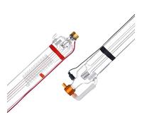 VEVOR 90 W Tubo Láser de CO2 de 1250 x 98 x 80 mm, Tubo Láser para Corte y Grabado de Vidrio de Borosilicato con Cabezal de Metal, Cables de 10000 h Preconectados para Máquina de Corte y Grabado Láser