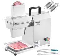 VEVOR Ablandador de Carne Eléctrico Comercial 450 W Máquina Ablandadora de Carne Acero Inoxidable 120 kg/h con 54 Cuchillas Herramienta para Ablandar Carne para Preparar Filete Pollo Cerdo