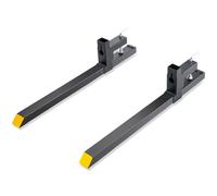 VEVOR Abrazadera de Horquillas Carga de 907 kg Horquillas para Tractor 109 cm