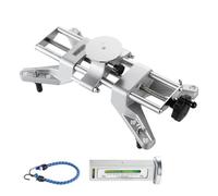 VEVOR Abrazadera para Ruedas y Adaptador Magnético, Herramienta de Alineación de Ruedas de Aleación de Aluminio 1 Pieza para Medición Precisa de la Caída, Compatible con Llantas 27,94-63,50 cm