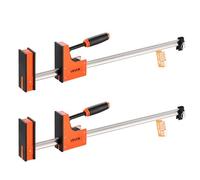 VEVOR Abrazaderas Paralelas de 2 PCS 91,4 cm, Abrazadera Separadora en Forma de F de Plástico y Acero al Carbono con Límite de Carga de 680 kg, Presión Uniforme, para Carpinteros Metalúrgicos