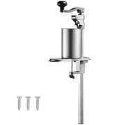 VEVOR Abrelatas, Abrelatas Manual de Sobremesa para Latas de hasta 40 cm de Altura, Altura Ajustable, con Tornillos y Abrazadera de Mesa, para Restaurantes y Hoteles, 253 x 113 x 853 mm, Plata