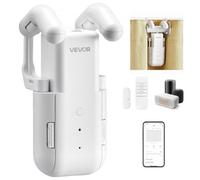 VEVOR Abridor de Cortinas Automático, Robot de Cortinas Inteligente con App, Control Remoto, Concentrador, Compatible con Alexa y Google Home, Apertura/Cierre Programados, para Varillas Romanas