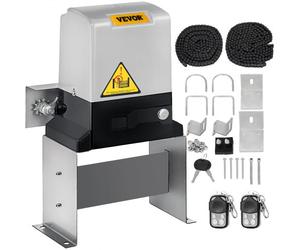 VEVOR Abridor de Puerta Corredera 817 kg con 2 Controles Remotos Kit de Hardware para Operador de Puerta para Seguridad Velocidad de Desplazamiento 13 m/Min Motor Eléctrico para Puerta Corredera