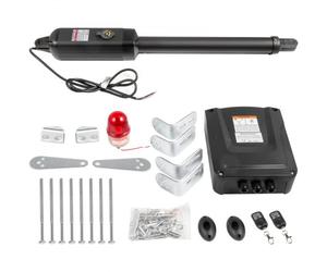 VEVOR Abridor de puerta eléctrico, abridor de puerta batiente simple 16 mm/s velocidad 80 W Abridores de puerta automáticos con control remoto Kit completo Empujar/tirar para abrir hasta 838 lbs y 18 