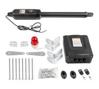 VEVOR Abridor de Puerta Eléctrico Automático, Capacidad de 380 kg, Batiente Simple, Longitud 5,5 m, Velocidad 16 mm/s, 80 W, con Control Remoto, Operador de Puerta de Garaje Cierra Eslabón de Cadena