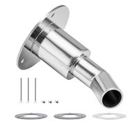 VEVOR Accesorio de Revestimiento de Escape a Través del Fuselaje, para Calentador Diésel de Estacionamiento de 24 mm con Pernos, Tuercas y Junta, Acero Inoxidable 316 Plateado, Φ 80 x 112 mm