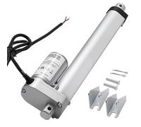 Actuador lineal VEVOR de 12 V, motor lineal de 203,2 mm con 15 mm/s y 1000 N de velocidad. Protección IP54 y soporte de montaje para escritorios elevadores